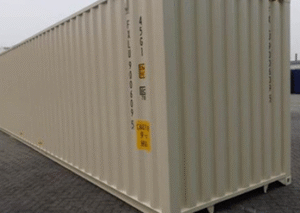 Container 20 Pieds Blanc crème 1er voyage (Neuf)